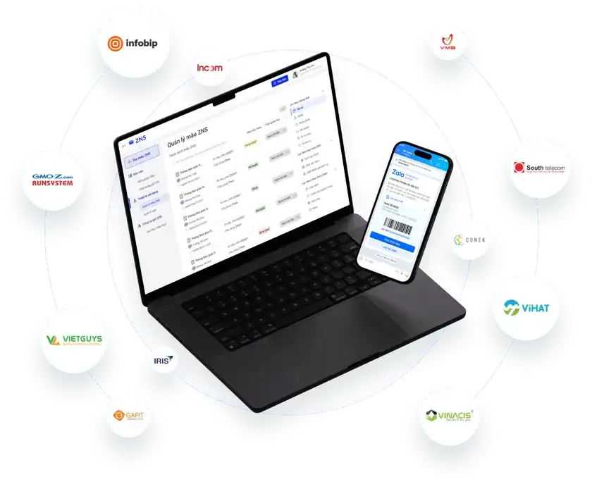 Tạo mẫu thông báo, tin nhắn gửi đến khách thuê hàng loạt. Nguồn ảnh: Zalo Business Solutions